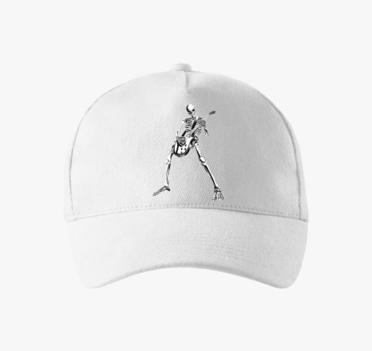 Skeleton metal baseball sapka