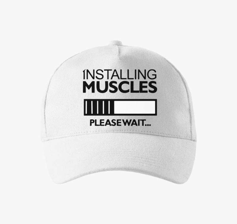 Installing muscles baseball sapka