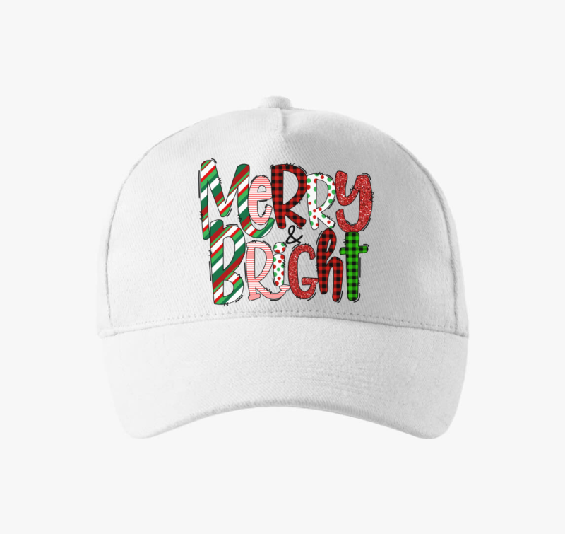 Merry bright baseball sapka