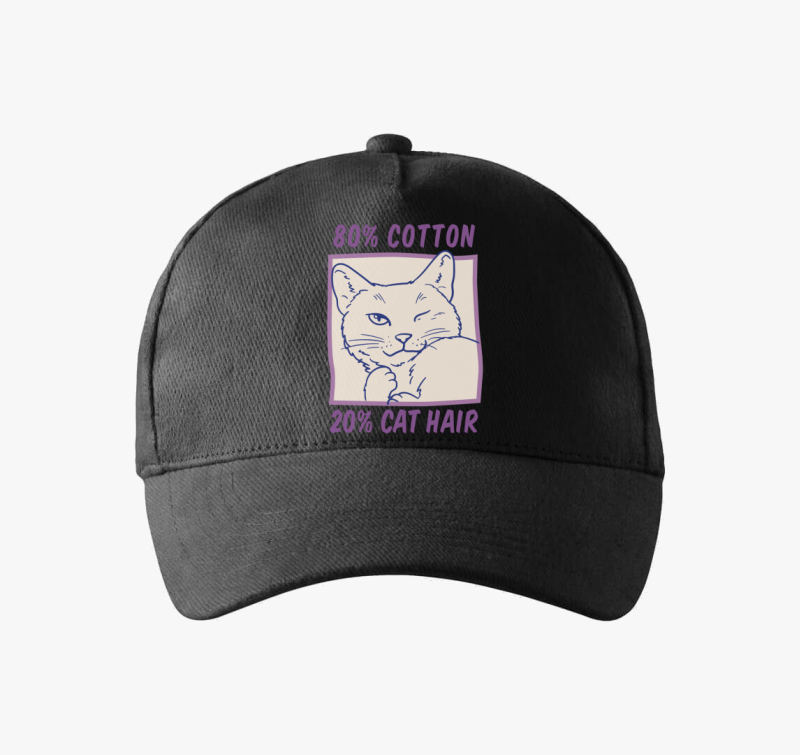 Pamut és Macska szőr baseball sapka
