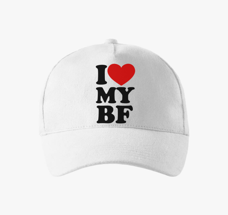 I love my bf baseball sapka