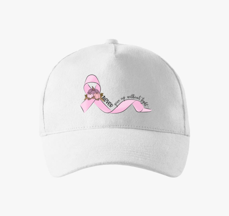 Pink ribbon baseball sapka