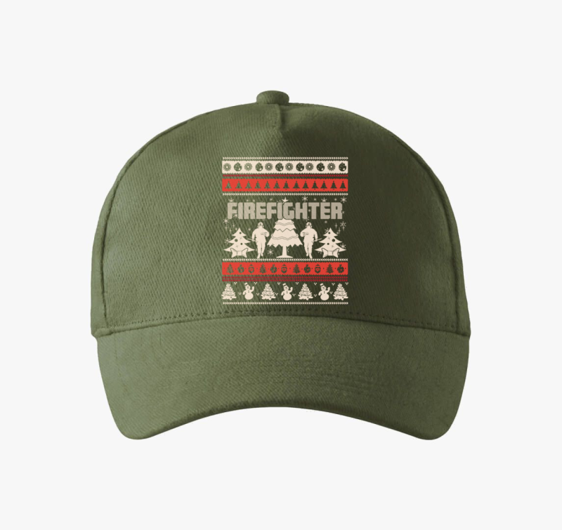 Tűzoltó karácsony baseball sapka