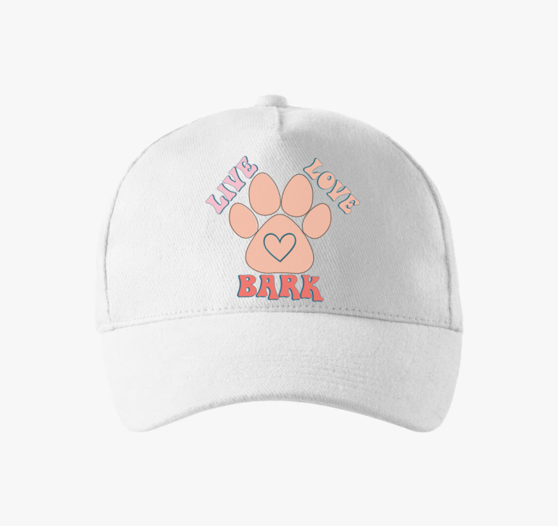 Live Love Bark baseball sapka