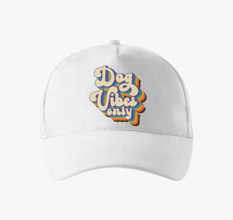 Dog Vibes only baseball sapka