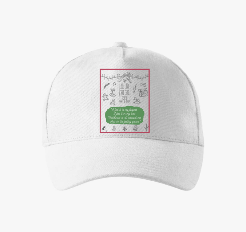 Christmas is all around baseball sapka