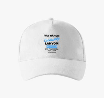 Van három csodaszép lányom és egy fegyverem, egy ásóm és egy alibim baseball sapka - egyedi számmal 