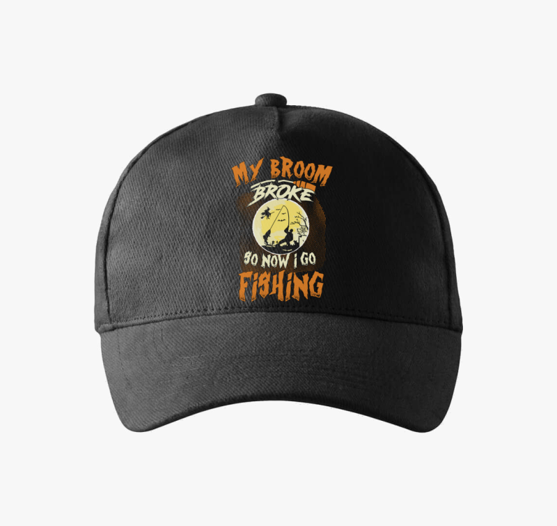 Halloweeni horgászós baseball sapka