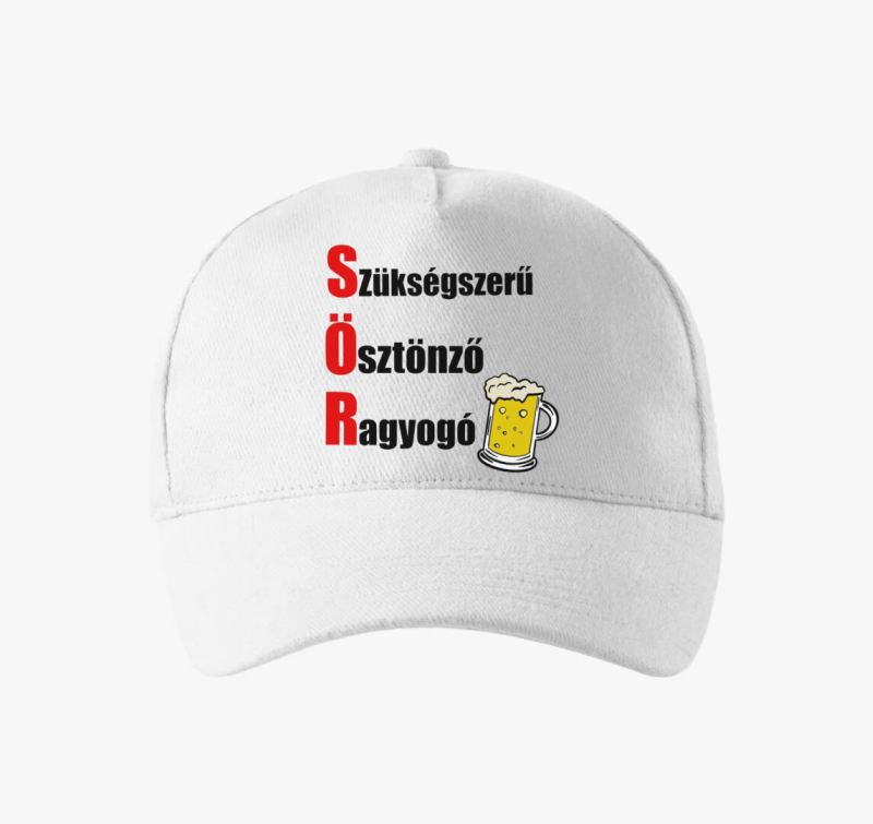 Kredit kapitány sörös baseball sapkaja