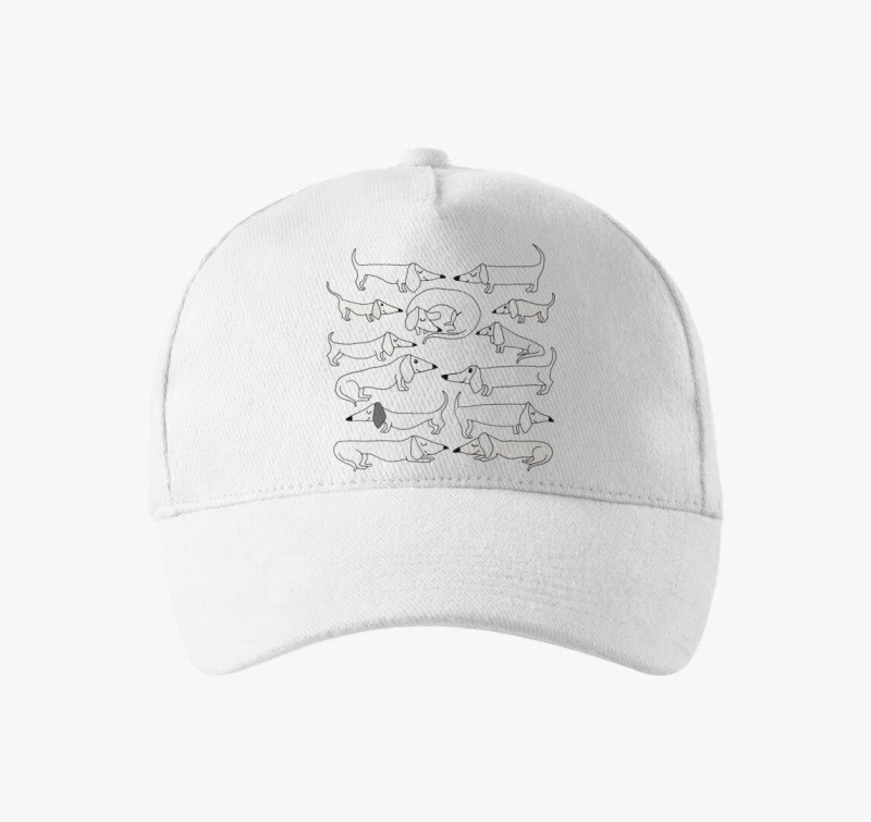 Tacskóból soha nem elég monokróm baseball sapka