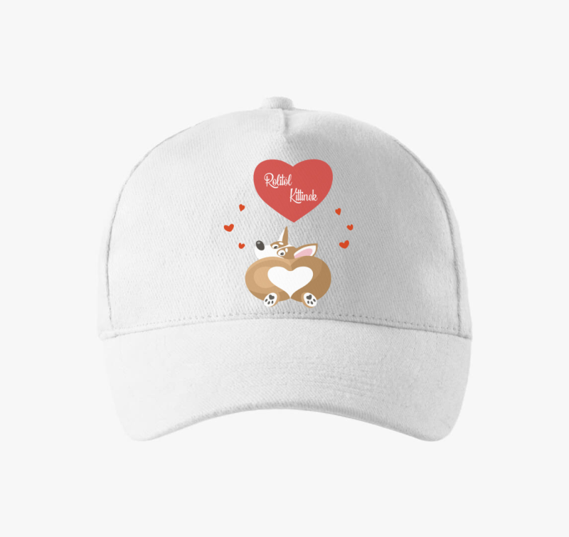 Corgis Valentin napi baseball sapka hölgyeknek-egyedi névvel