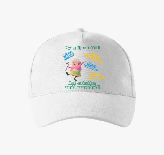 Nyugdíjas lettél baseball sapk...