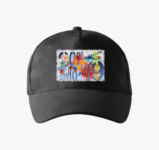 Covid-19 kollázs baseball sapk...