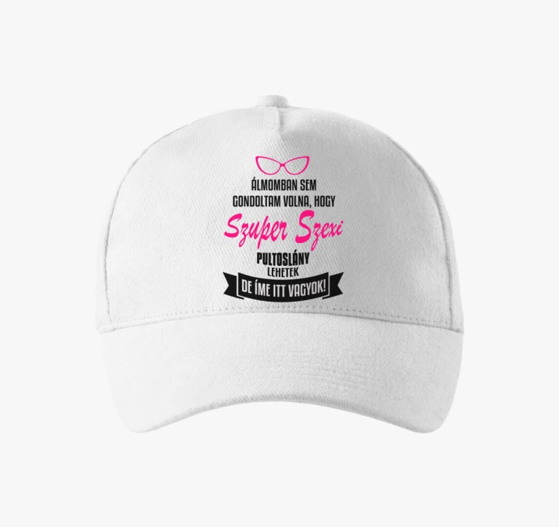 Szexi pultoslány baseball sapka