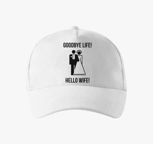 Goodbye life! Hello wife! base...