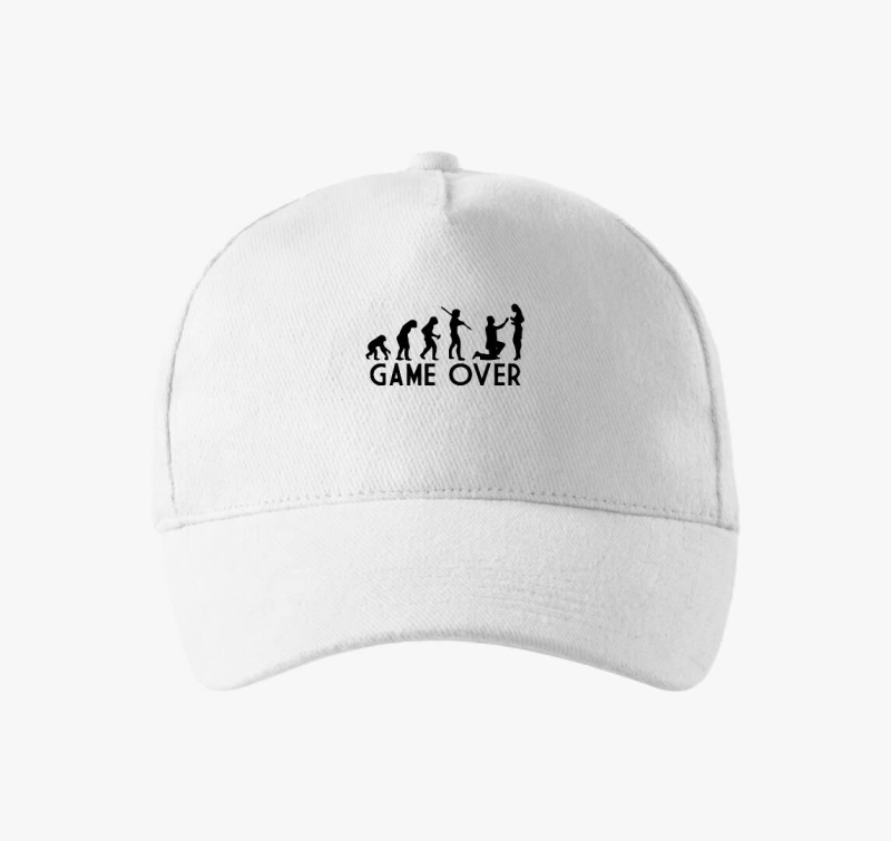 Férfi evolúció - Game over legénybúcsús baseball sapka