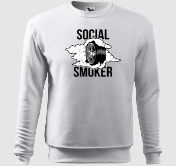 Social smoker belebújós pulóver