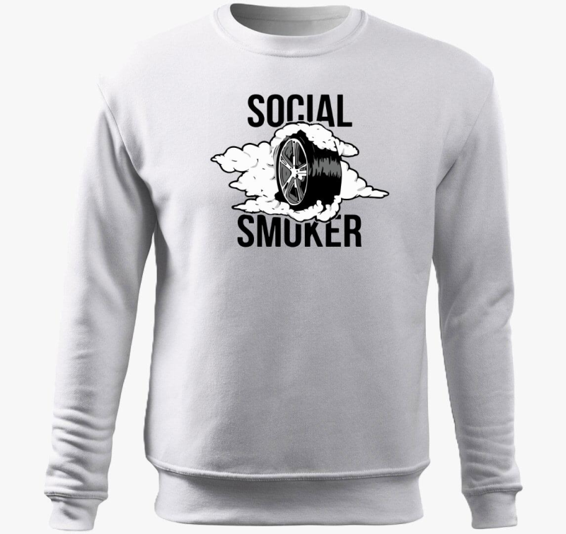 Social smoker belebújós pulóver