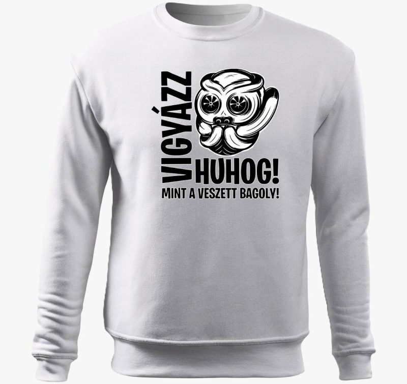 Vigyázz huhog belebújós pulóver