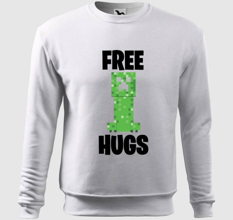 Minecraft free hug belebújós pulóver