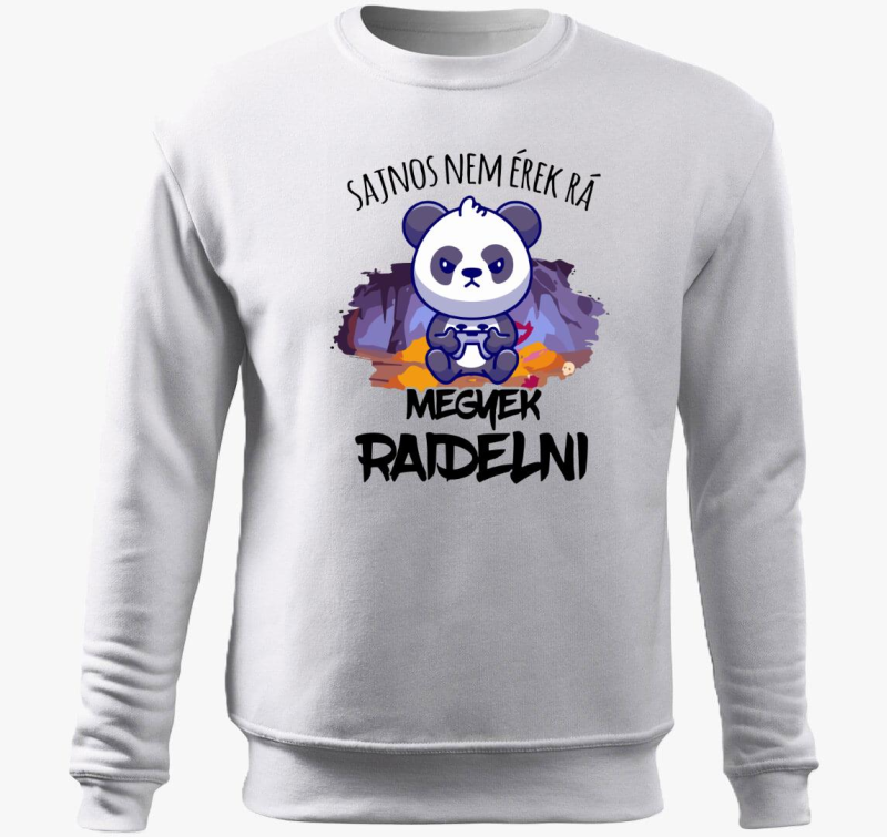 Sajnos nem érek rá megyek raidelni belebújós pulóver