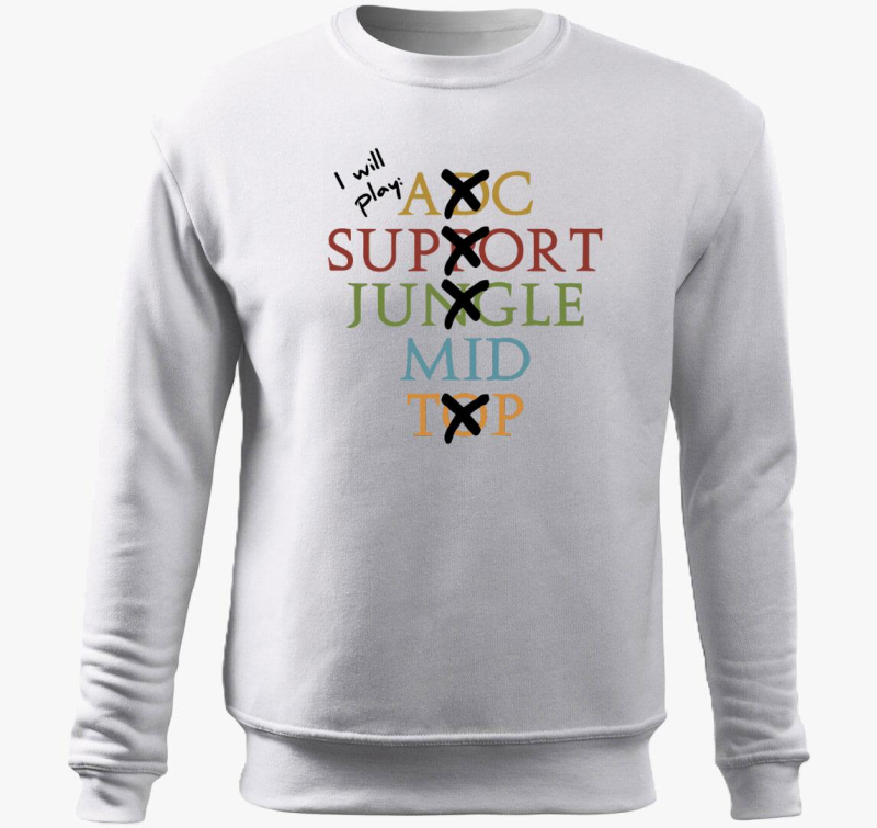 I will play mid belebújós pulóver