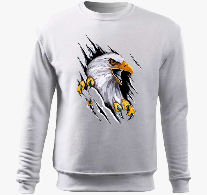 Repedezett sas belebújós pulóver