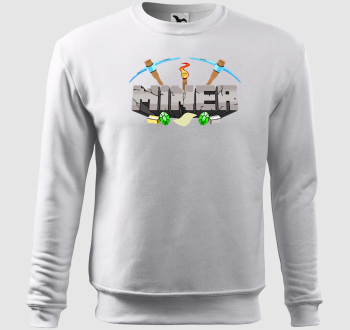 Minecraft miner belebújós pulóver