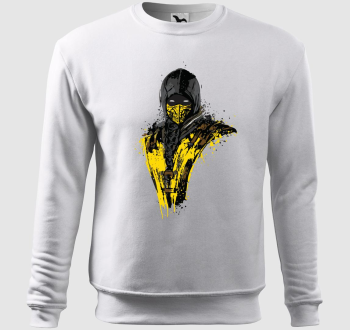 Mortal Kombat Scorpion Dotted belebújós pulóver