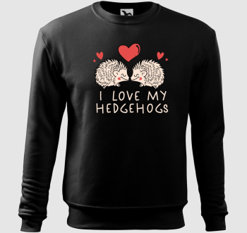 I love my hedgehogs belebújós pulóver