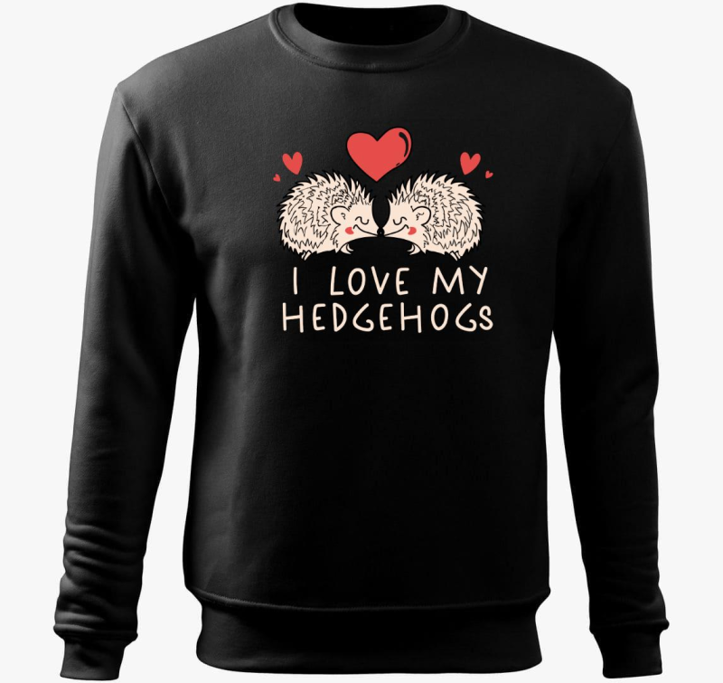 I love my hedgehogs belebújós pulóver