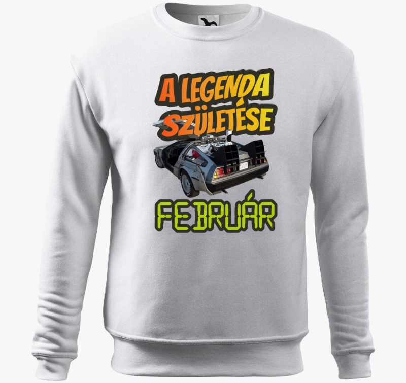 A legenda születése vissza a jövőbe február születésnap belebújós pulóver
