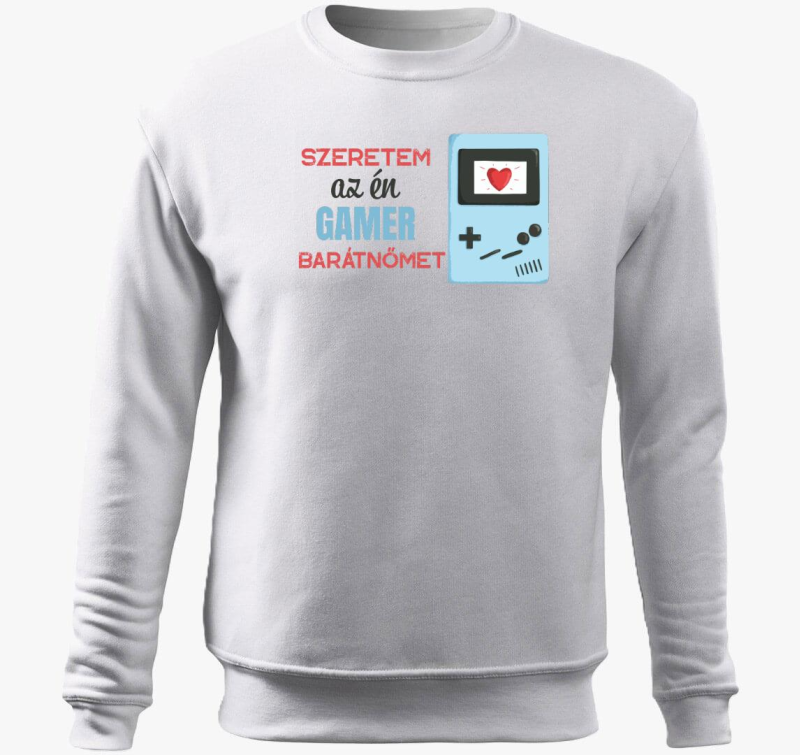 Szeretem az én gamer barátnőmet páros belebújós pulóver