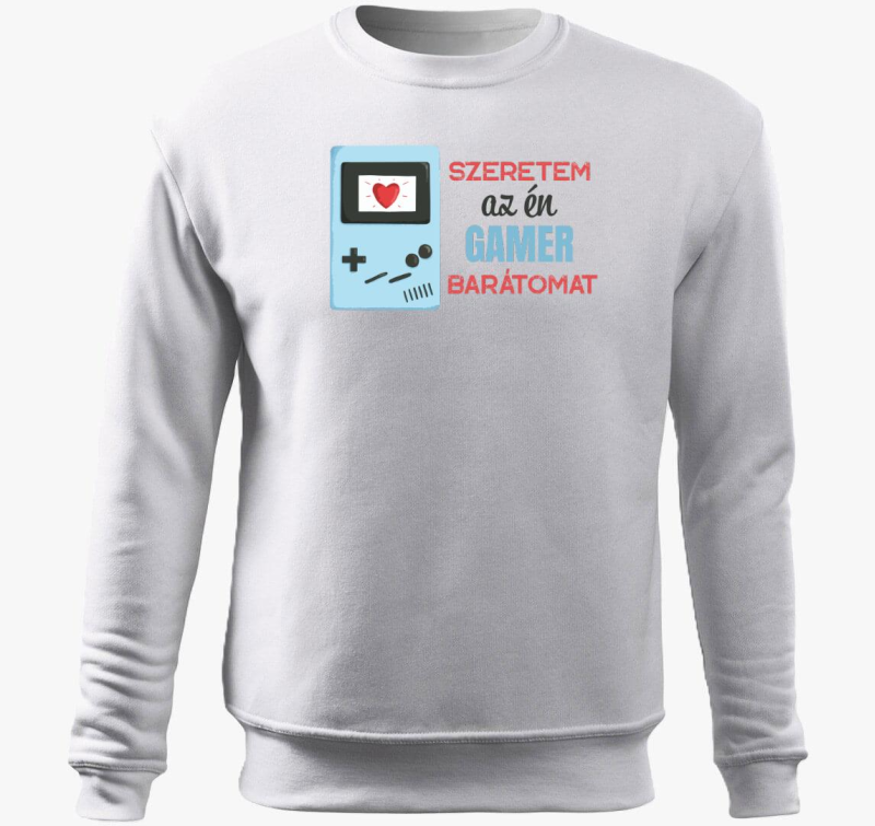 Szeretem az én gamer barátomat páros belebújós pulóver