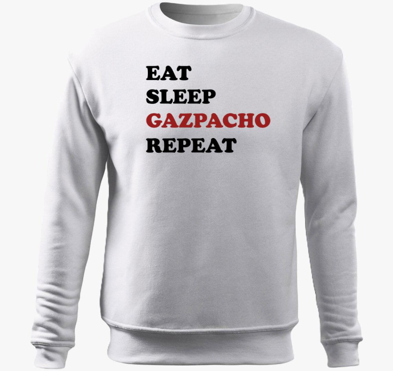 Eat Sleep Gazpacho belebújós pulóver