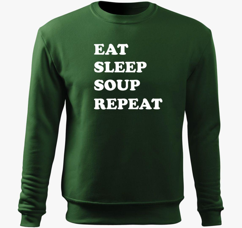 EAT SLEEP SOUP belebújós pulóver