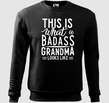 Badass Grandma look belebújós pulóver