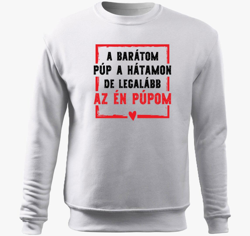 A barátom púp a hátamon de az én púpom páros belebújós pulóver