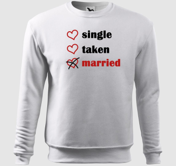 Single Taken Married belebújós pulóver