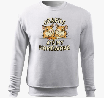 Gerbils my homework belebújós pulóver