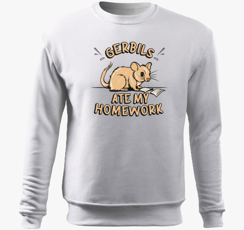 Gerbil homework belebújós pulóver