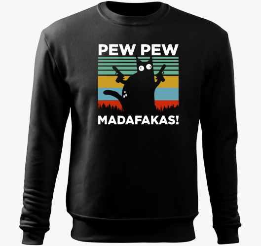 Macska Pew Pew vicces belebújó...
