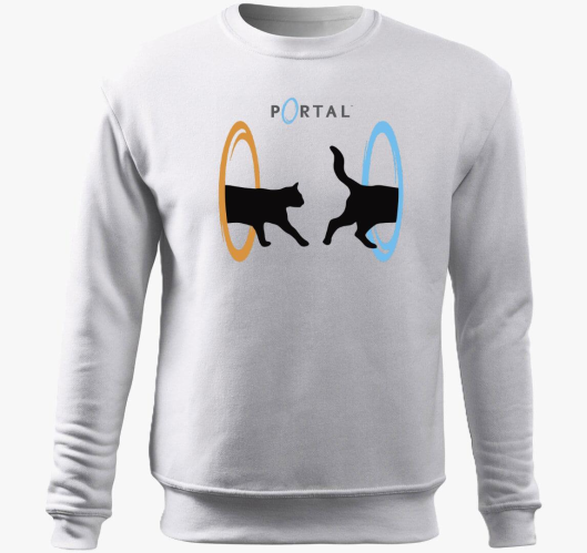 Portál macska belebújós pulóve...