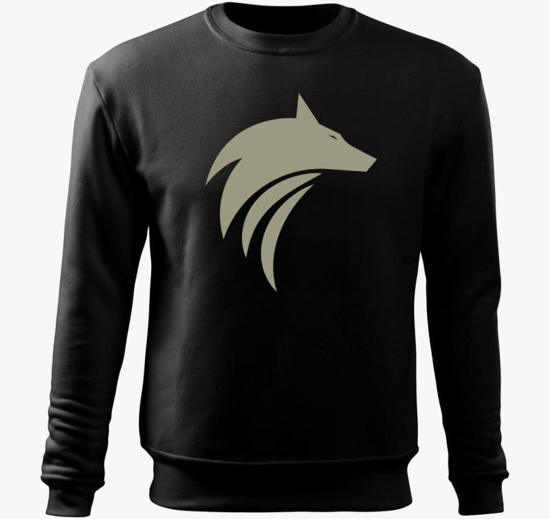 Farkas logó design divat belebújós pulóver