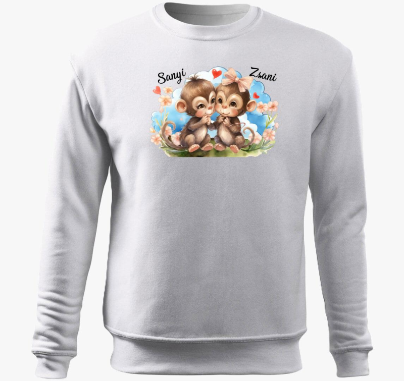 Összebújós szerelmes Majmok belebújós pulóver