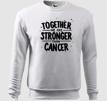 Stronger than cancer belebújós pulóver