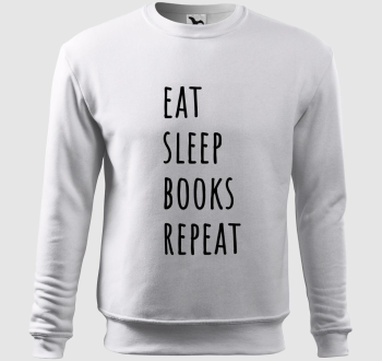 Eat Sleep Books belebújós pulóver