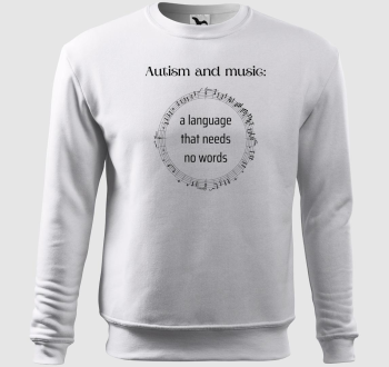 Autism and music belebújós pulóver 