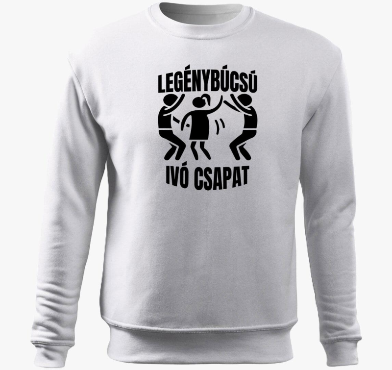 Legénybúcsú ivó csapat legénybúcsúra belebújós pulóver
