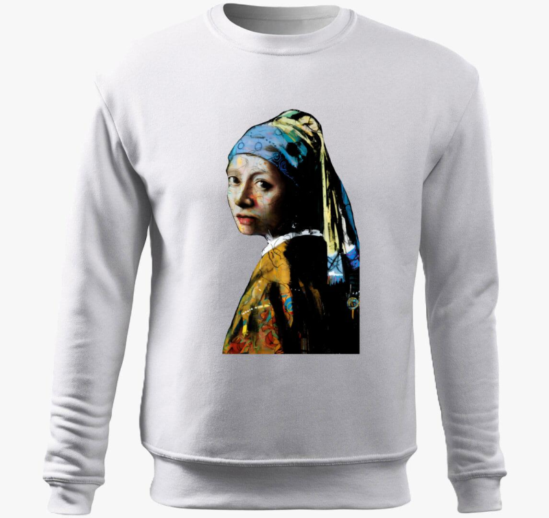 Vermeer graffitis belebújós pulóver